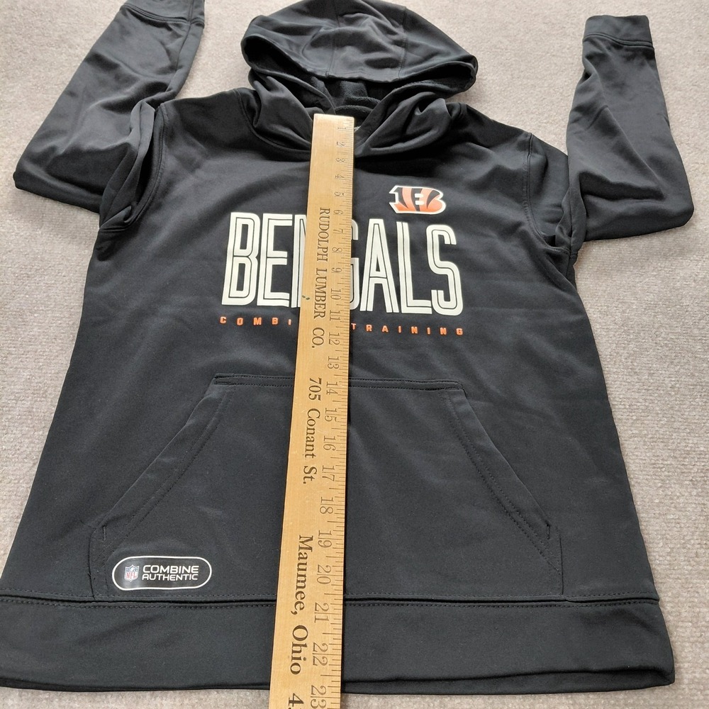 Cincinnati Bengals Combine Training‎ Hoodie Size YOUTH LARGE NFL Team Apparel - Picture 4 of 9